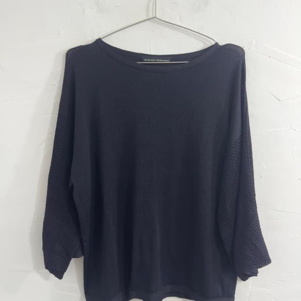 hiroko koshino navy top