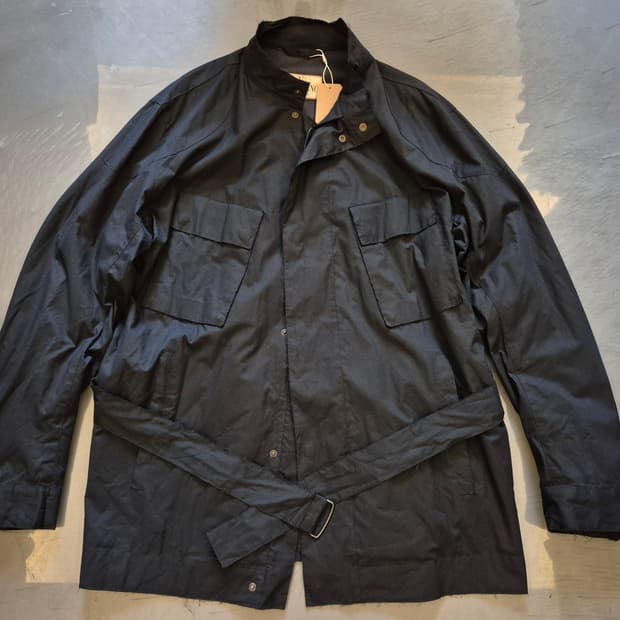 90s VALENTINO 왁스드 코튼 필드 자켓
