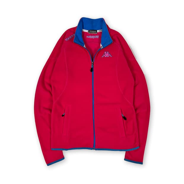 카파 핫핑크 플리스 자켓