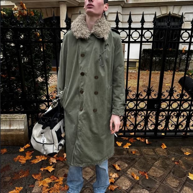 (Hand made) OG-107 퍼 트리밍 코트