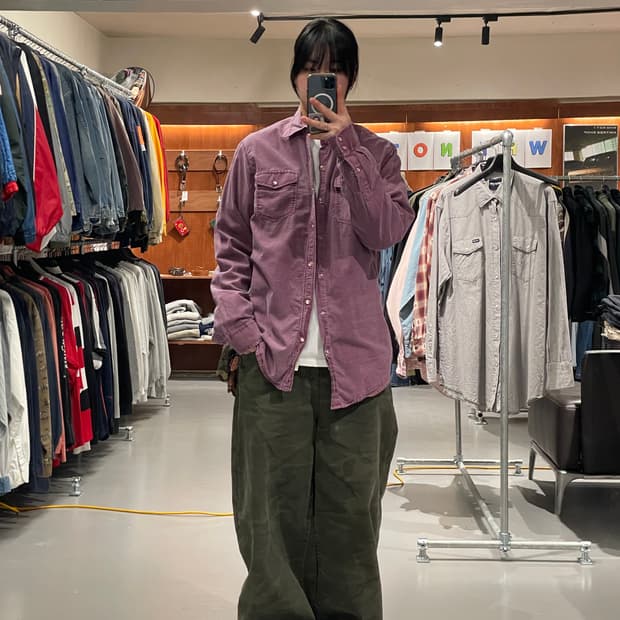 빈티지 웨스턴 셔츠