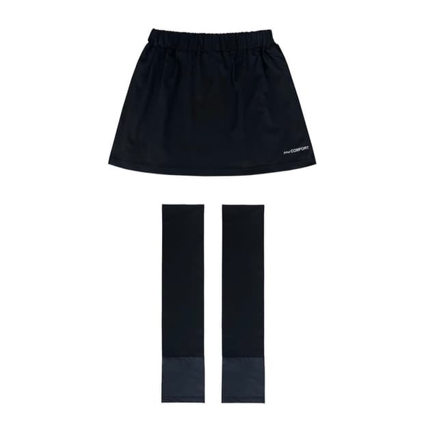 지초이 25-002 MINI SKIRT W/LEG WARMERS 블랙