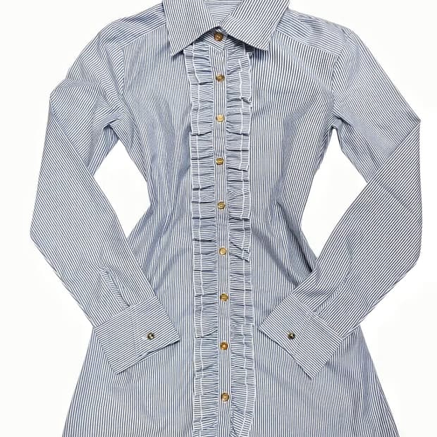 세실맥비 레이스 프릴 셔츠캉캉원피스 블라우스 긱시크 핀터깔 로맨틱히메갸루