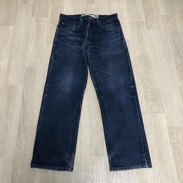 (32) 리바이스 Levi's 505 레귤러핏 중청 하드 워싱 데님