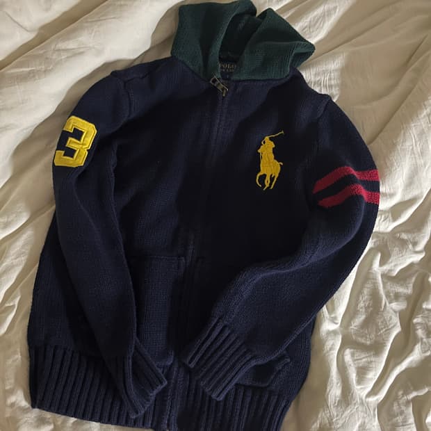폴로 빅포니 후드집업