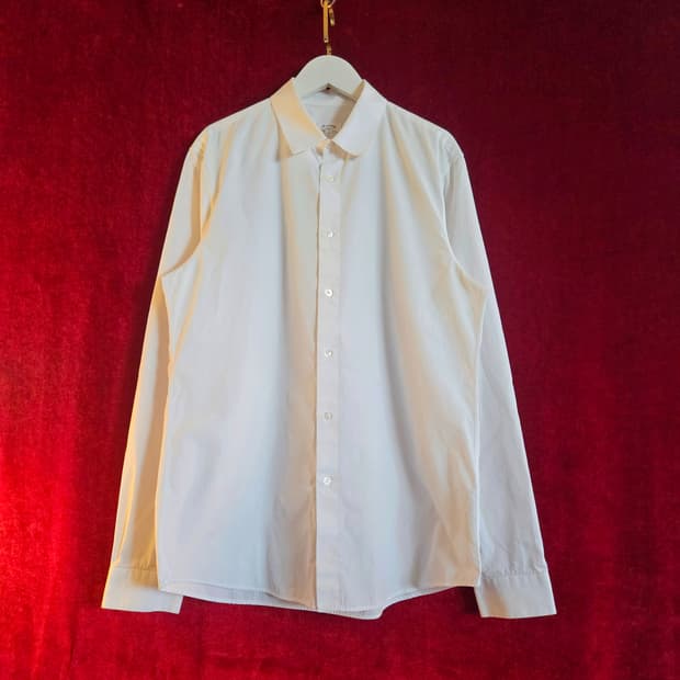 질산더(JIL SANDER) 화이트 드레스 셔츠