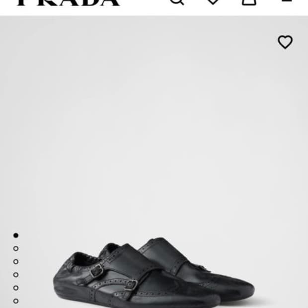 (구매)프라다 몽크 스트랩 슈즈
