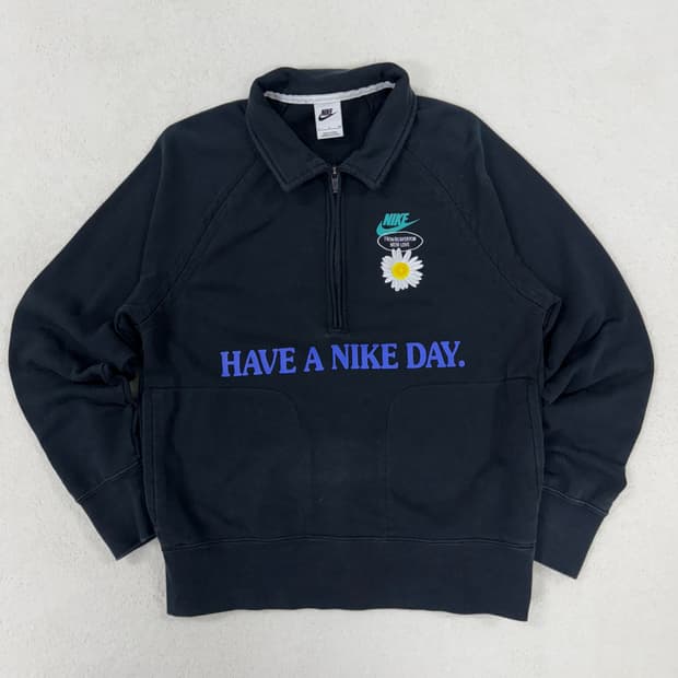 나이키 피마원 데이지 카라 반집업 (S)