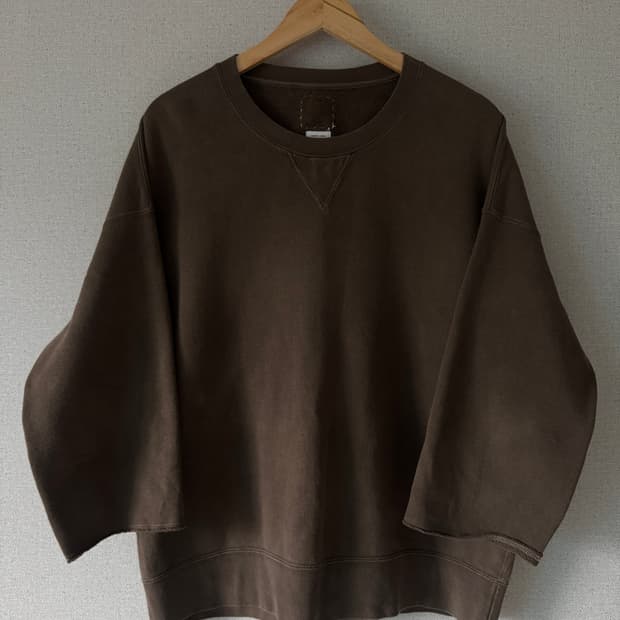 [3]Visvim Jumbo SB Sweat 3/4.mud