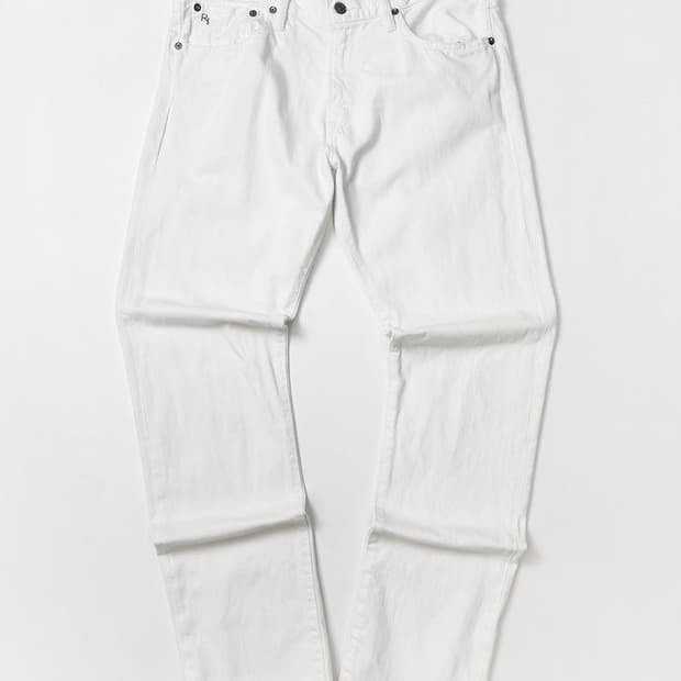 폴로 랄프로렌 10s 화이트 스트레이트 슬림 데님 팬츠 PN5028
