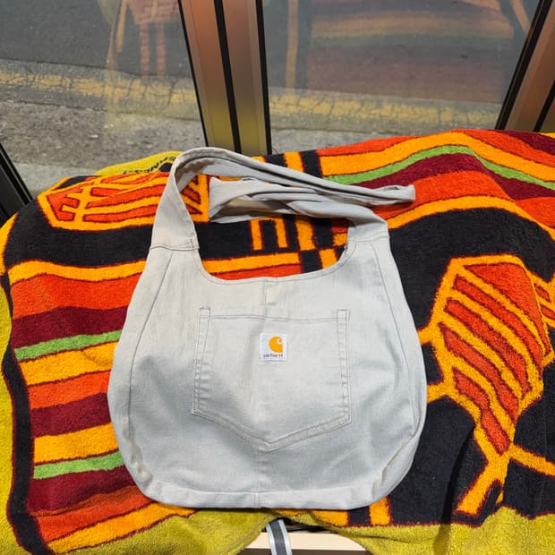 칼하트 데님 숄더백