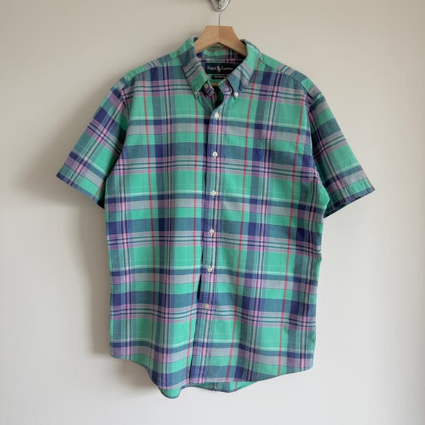 폴로 랄프로렌(Polo Ralph Lauren) 체크 반팔 셔츠
