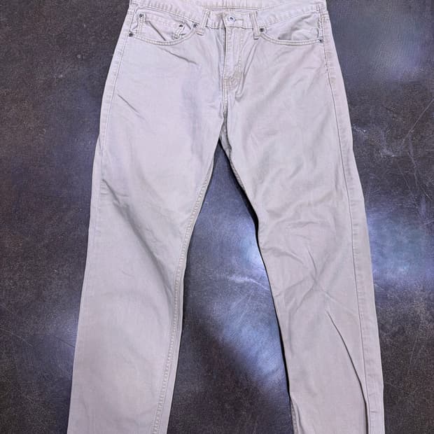 리바이스 511 슬림핏 베이지 코튼팬츠 34