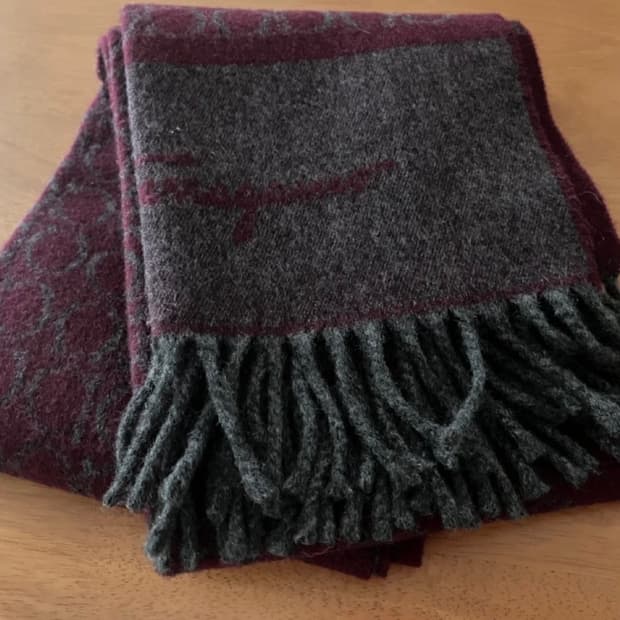 Ferragamo 페라가모 캐시미어 간치니 머플러