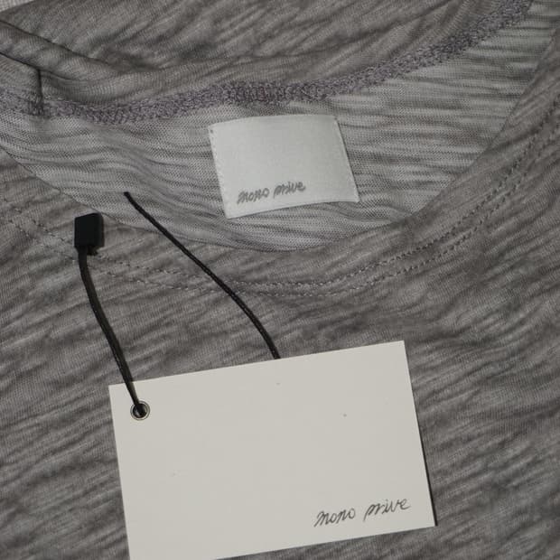 모노프리베 텍스쳐 롱슬리브 그레이 3사이즈