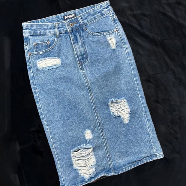 일본빈티지 ANAP 데님 스커트