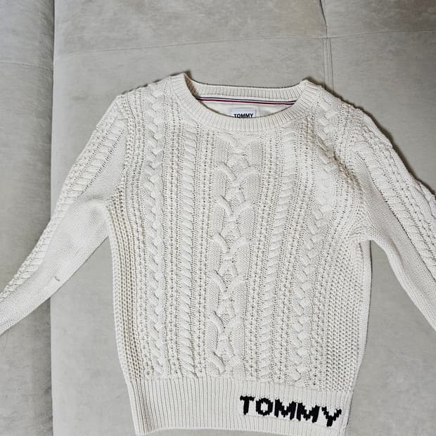 타미진스 케이블 니트 아이보리 xs