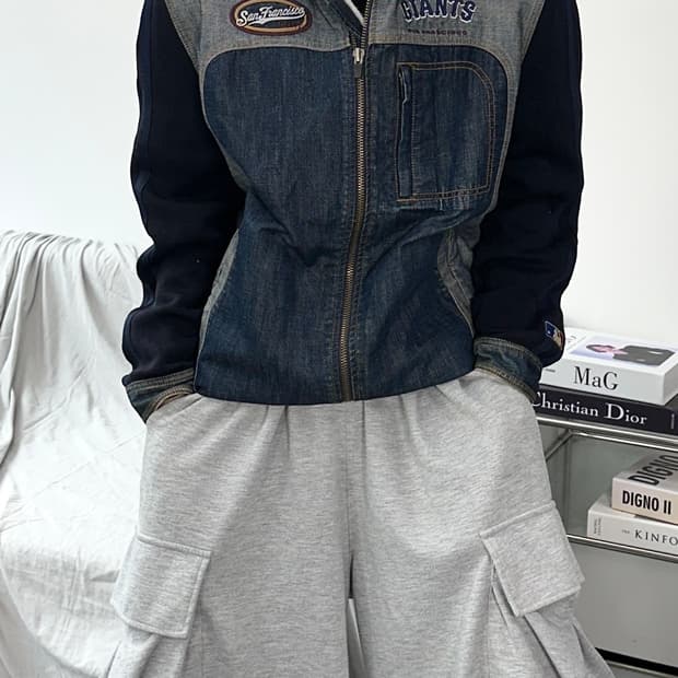 MLB 00s 센프란시스코 자이언츠 데님 청자켓 L