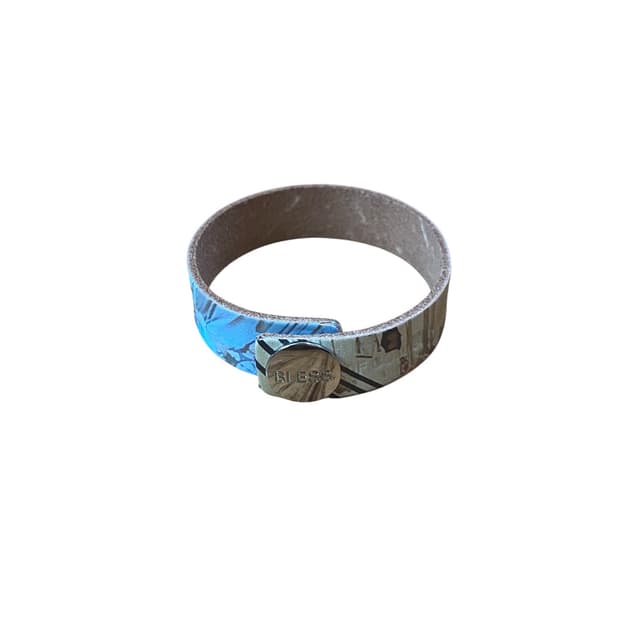 [006] Bless Leather Bracelet