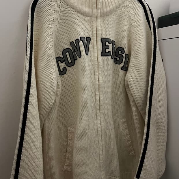 Converse 빈티지 니트 집업
