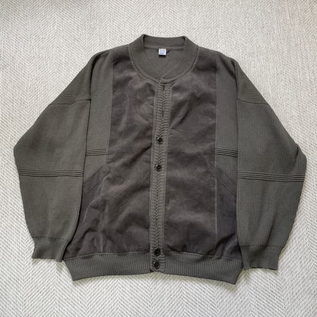 빈티지 스웨이드 니트 가디건