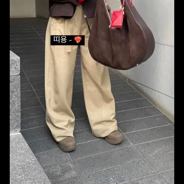 에토스 벨트 턱 트라우저 (3사이즈)