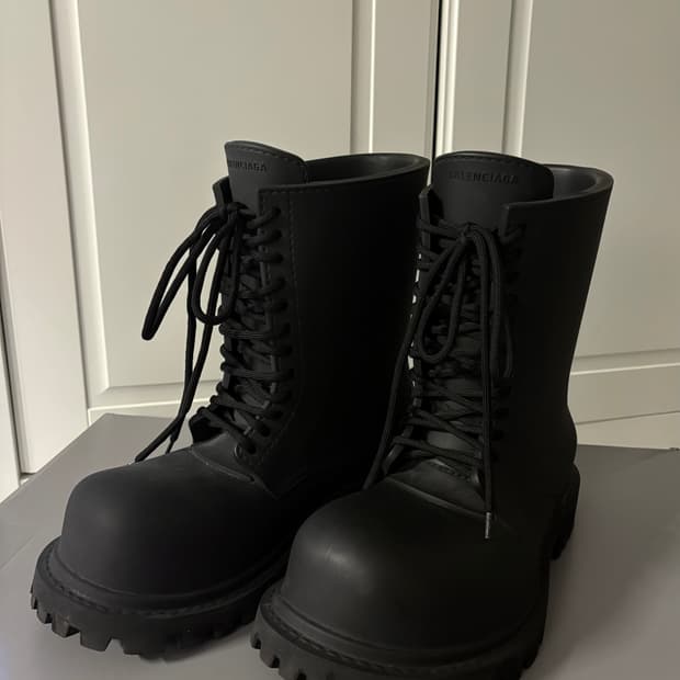 Balenciaga XL Army Boots Full EVA Black