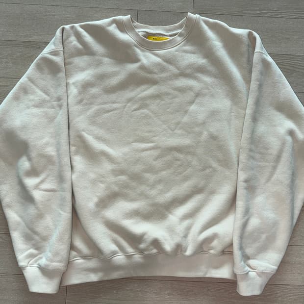 카키스 스탁 크루넥 스웻셔츠 베이지