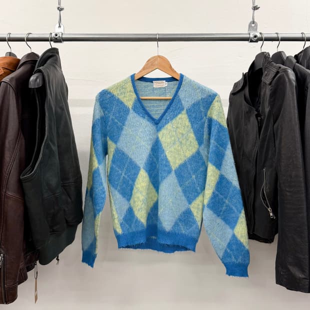70s Montgomery Ward BRENT Mohair Knit