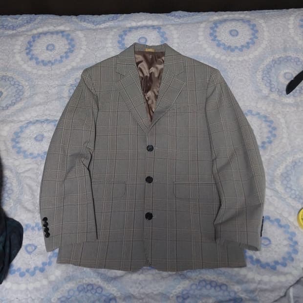 로파이 오버핏 3버튼 블레이저 s
