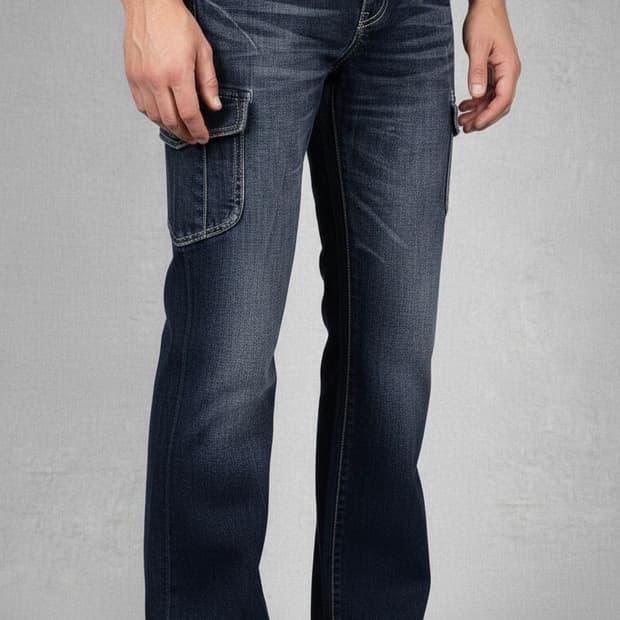 Lee 빈티지 카고 디테일 부츠컷 데님 (M사이즈)]