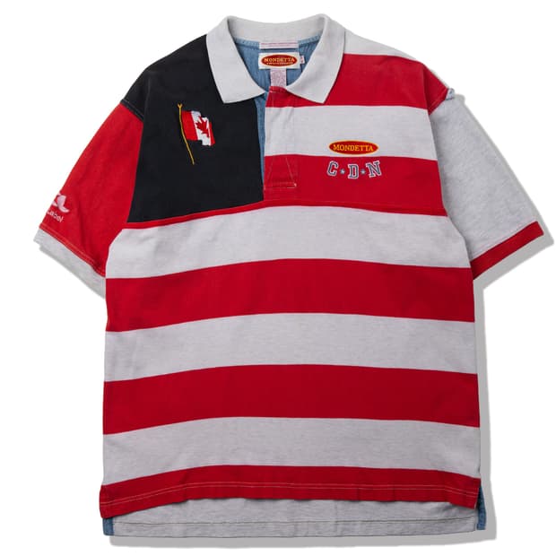 90's Mondetta 컬러블록 럭비 셔츠