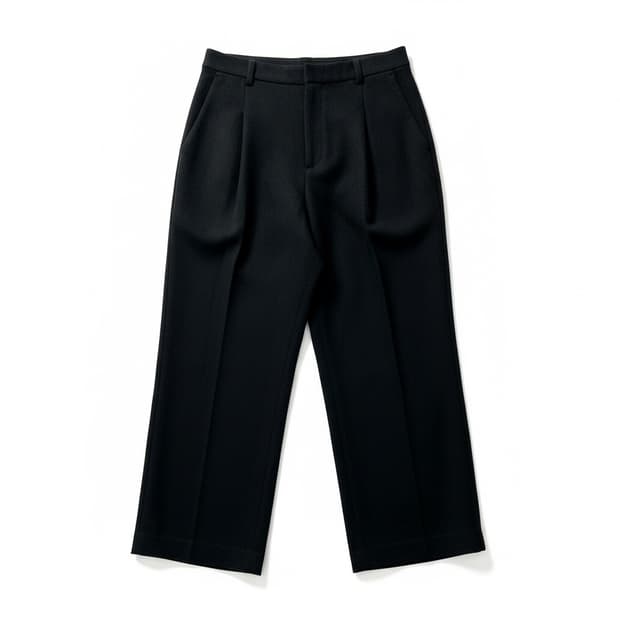 유니클로 협업 CDC 블랙 와이드 팬츠