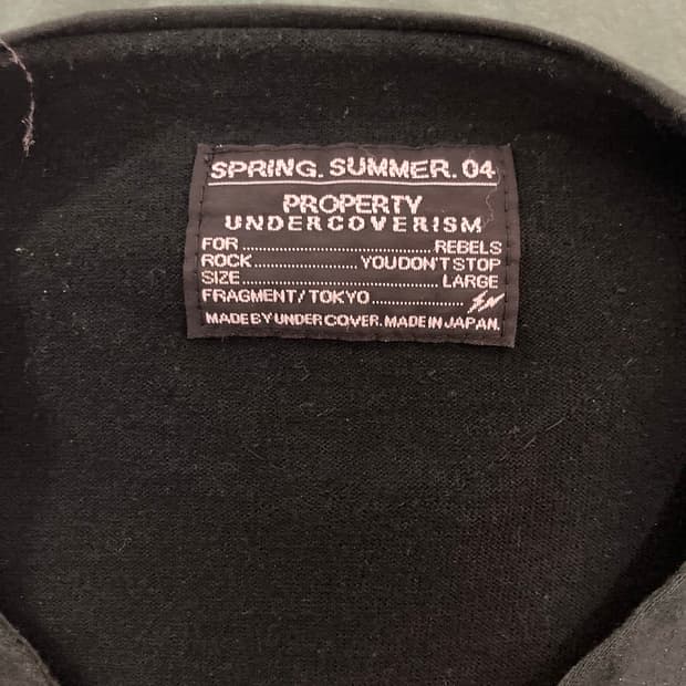 04ss 언더커버 x 프라그먼트 롱슬리브