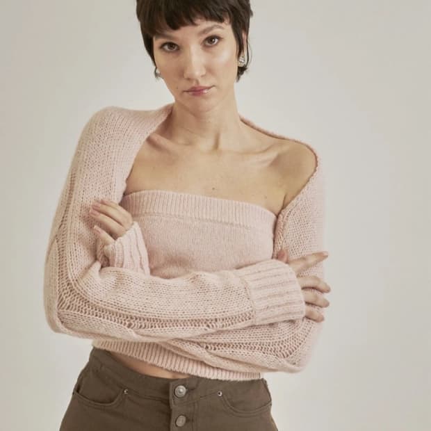 쓰리타임즈 볼레로 가디건