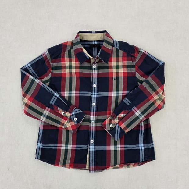[150] 닥스 키즈 체크 셔츠 남방 0210J