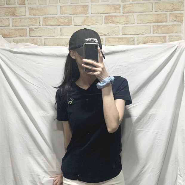 아베크롬비 반팔티 ,S,네이비