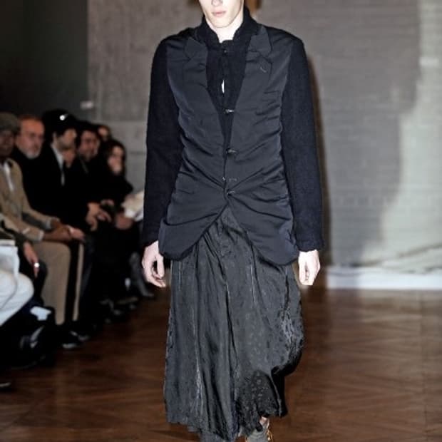 꼼데가르송 옴므 플러스 09fw 축융 자켓