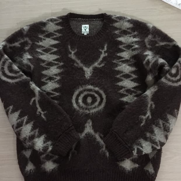 south2west8 남이서팔 모헤어 니트 L