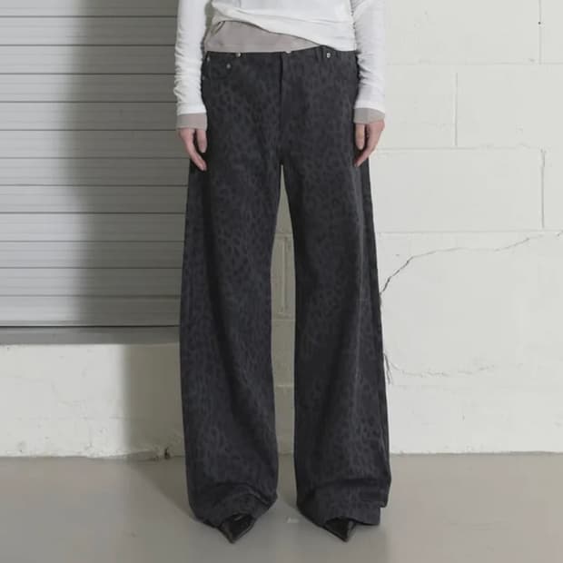 오데스 레오파드 팬츠