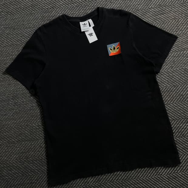 00s 아디다스 파이어버드 다이아고날 엠브로이더리 반팔 y 4060