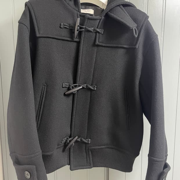 에프터 프래이 더플 숏코트 L 블랙