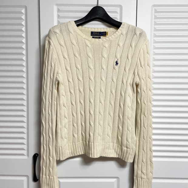 폴로 케이블 니트