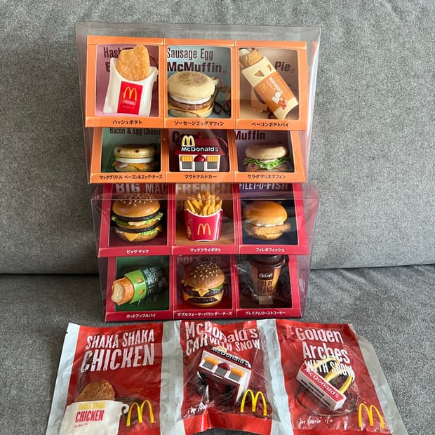 [새상품] 일본 맥도날드 푸드스트랩 15종 일괄 무료배송 