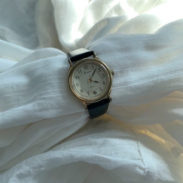 세이코 SEIKO Avenue 90s 레더 시계 워치