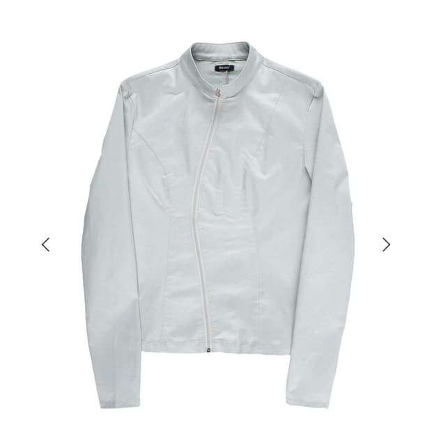 온타스 ontas WOMENS Wave Zip Shirt Ash Blue