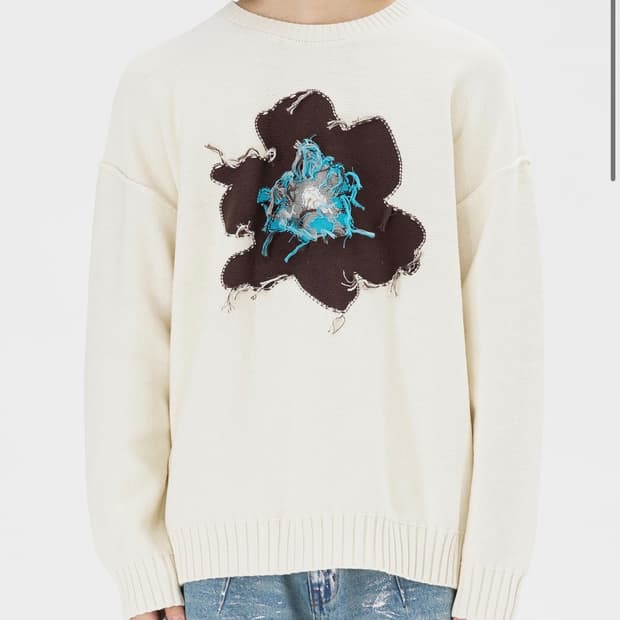 [남성S]캠퍼우드 아이보리 니트