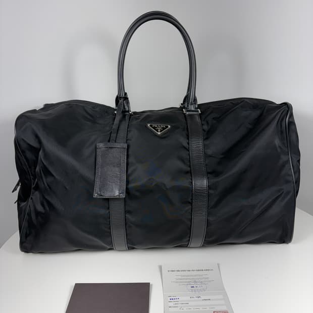 프라다 나일론 보스턴백 골프가방 여행가방