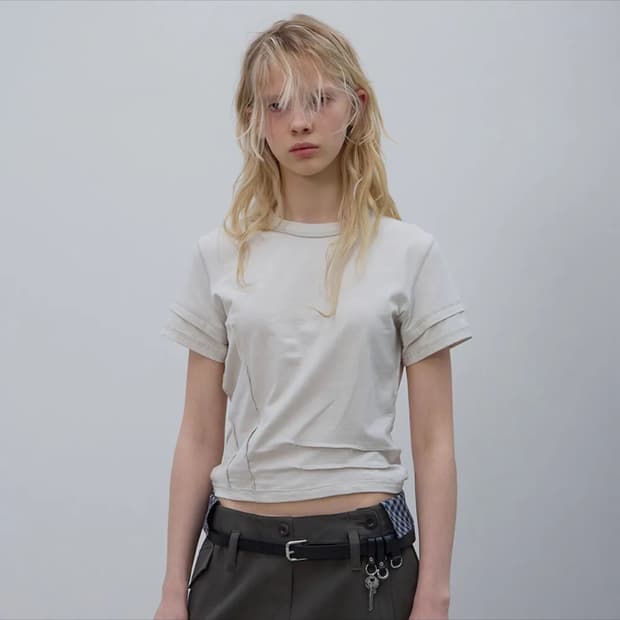 lcdc raw seam top (ecru)