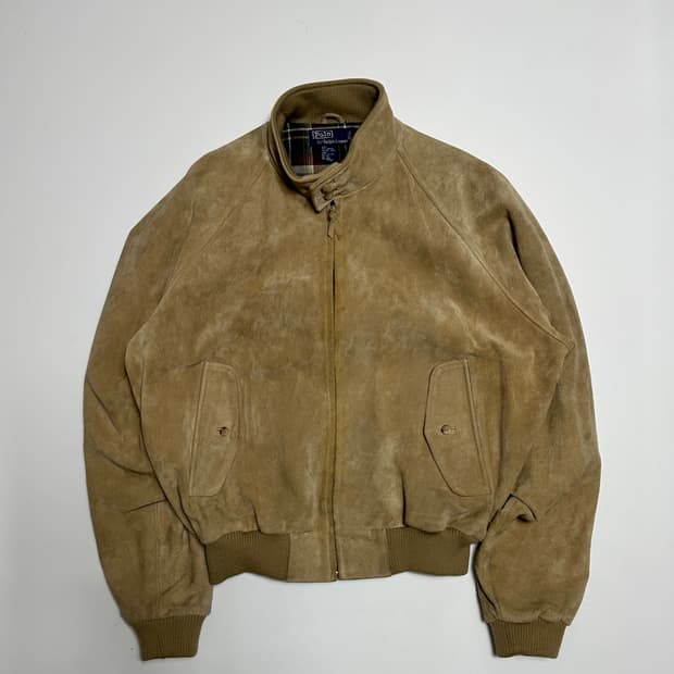 90s polo suede jacket (XL)